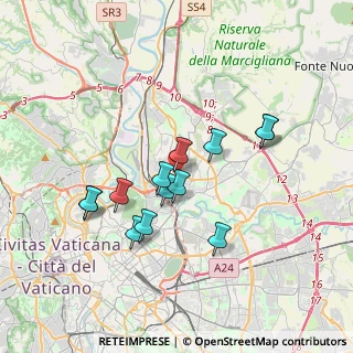 Mappa Via Veglia, 00141 Roma RM, Italia (3.32154)