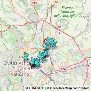 Mappa Via Valsavaranche, 00141 Roma RM, Italia (3.603)