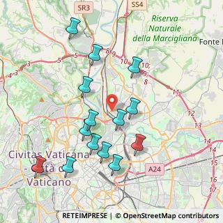 Mappa Via Valsavaranche, 00141 Roma RM, Italia (4.18071)