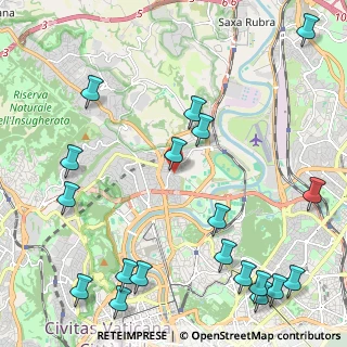 Mappa Via Roccaporena, 00191 Roma RM, Italia (3.17105)