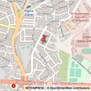 Mappa Via Alessandro Volta, 94, 00191 Roma, Roma (Lazio)