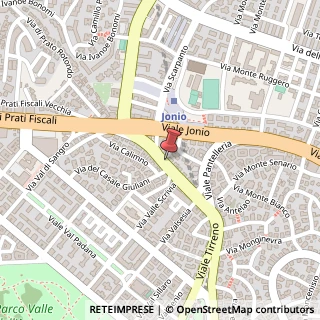 Mappa Viale Tirreno,  278, 00141 Roma, Roma (Lazio)
