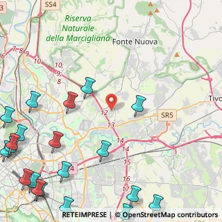 Mappa Casal Monastero, 00131 Roma RM, Italia (7.64)