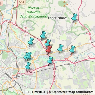Mappa Via Ratto delle Sabine, 00131 Roma RM, Italia (3.51333)