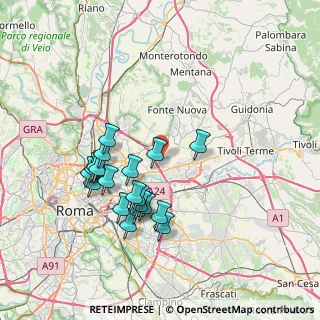 Mappa Via Ratto delle Sabine, 00131 Roma RM, Italia (7.38)