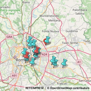 Mappa Casal Monastero, 00131 Roma RM, Italia (7.54625)