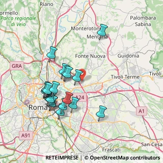 Mappa Casal Monastero, 00131 Roma RM, Italia (7.887)