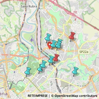 Mappa Via Val Pellice, 00141 Roma RM, Italia (1.66818)