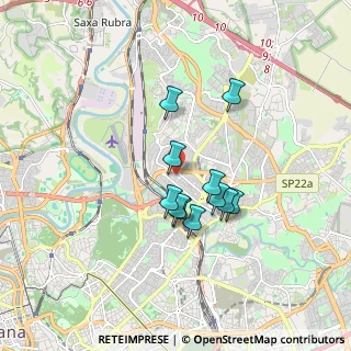 Mappa Via Val Pellice, 00141 Roma RM, Italia (1.39636)