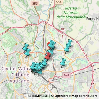 Mappa Via Val Pellice, 00141 Roma RM, Italia (3.785)