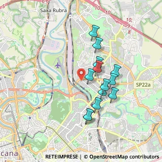 Mappa Largo Valtournanche, 00141 Roma RM, Italia (1.66692)