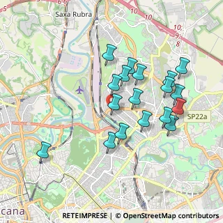 Mappa Largo Valtournanche, 00141 Roma RM, Italia (1.84222)
