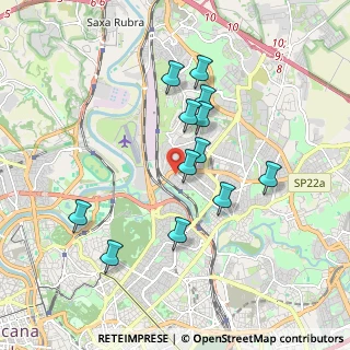 Mappa Largo Valtournanche, 00141 Roma RM, Italia (1.76417)