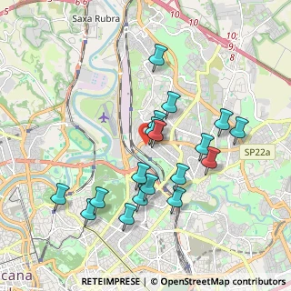 Mappa Largo Valtournanche, 00141 Roma RM, Italia (1.91667)