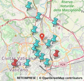 Mappa SS 4, 00138 Roma RM (4.08286)