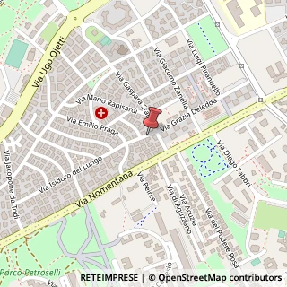 Mappa Via Grazia Deledda,  24, 00137 Roma, Roma (Lazio)