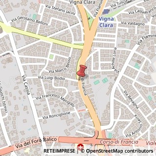 Mappa Via Luigi Bodio,  2, 00191 Roma, Roma (Lazio)