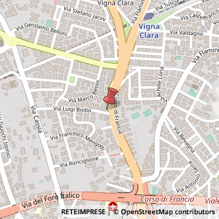 Mappa Corso di Francia, 213, 00191 Roma, Roma (Lazio)