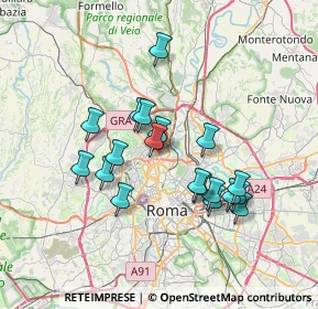 Mappa 00191 Roma RM, Italia (6.63895)