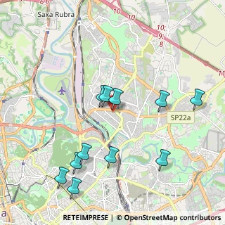 Mappa Via Calimno, 00141 Roma RM, Italia (2.25182)