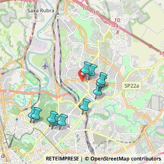 Mappa Via Calimno, 00141 Roma RM, Italia (2.01455)