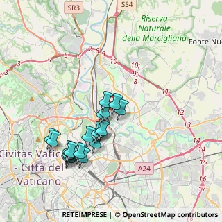 Mappa Via Calimno, 00141 Roma RM, Italia (3.9105)
