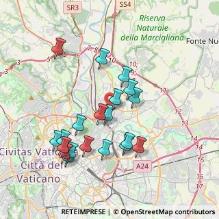 Mappa Via Calimno, 00141 Roma RM, Italia (3.9185)