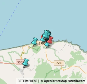 Mappa SS 89 Garganica, 71010 Peschici FG, Italia (1.2325)