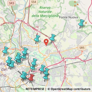 Mappa Via Nicola Maria Nicolai, 00156 Roma RM, Italia (6.516)