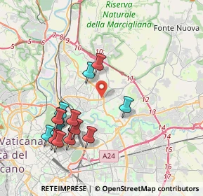 Mappa Via Pietro Aretino, 00137 Roma RM, Italia (4.26214)
