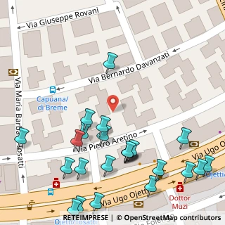 Mappa Via Pietro Aretino, 00137 Roma RM, Italia (0.08333)