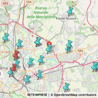 Mappa Via Nino Tamassia, 00156 Roma RM, Italia (6.125)