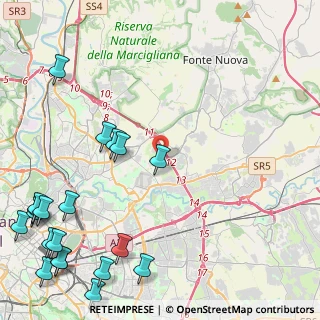 Mappa Via Nino Tamassia, 00156 Roma RM, Italia (7.084)