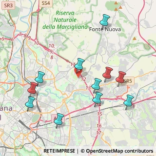 Mappa Via Nino Tamassia, 00156 Roma RM, Italia (4.77273)