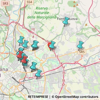 Mappa Via Nino Tamassia, 00156 Roma RM, Italia (4.976)