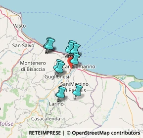 Mappa Via Alessandro Volta, 86039 Termoli CB, Italia (9.72867)