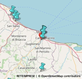 Mappa Via Alessandro Volta, 86039 Termoli CB, Italia (33.11765)