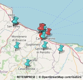 Mappa Via Alessandro Volta, 86039 Termoli CB, Italia (12.522)