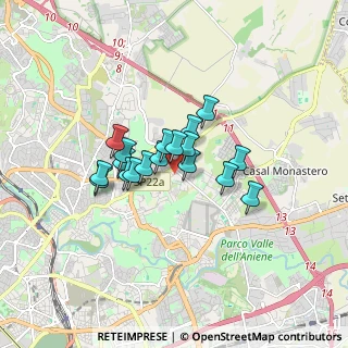 Mappa Via Alessandro de Stefani, 00137 Roma RM, Italia (1.19611)