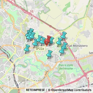 Mappa Via Alessandro de Stefani, 00137 Roma RM, Italia (1.37813)