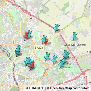 Mappa Via Alessandro de Stefani, 00137 Roma RM, Italia (2.43421)