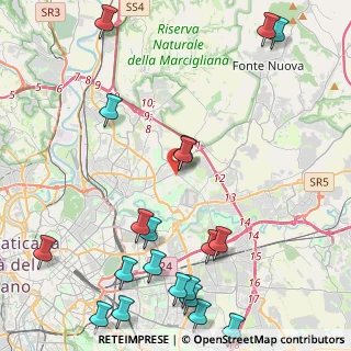 Mappa Via Alessandro de Stefani, 00137 Roma RM, Italia (6.245)