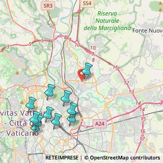 Mappa Via Monte Senario, 00141 Roma RM, Italia (5.47091)