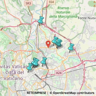 Mappa Via Montecassino, 00141 Roma RM, Italia (3.79)