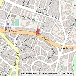 Mappa Viale Jonio, 245, 00141 Roma, Roma (Lazio)