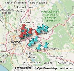 Mappa Autostrada del Sole, 00011 Tivoli RM, Italia (10.406)