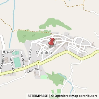 Mappa Via della posta 4, 86030 Mafalda, Campobasso (Molise)