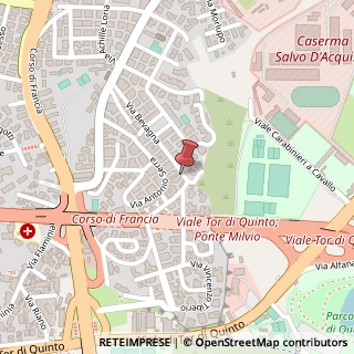 Mappa Via Bevagna, 114, 00191 Roma, Roma (Lazio)