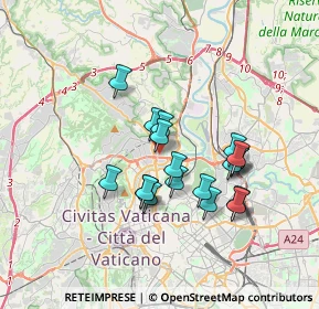 Mappa Via Antonio Serra, 00191 Roma RM, Italia (3.11316)