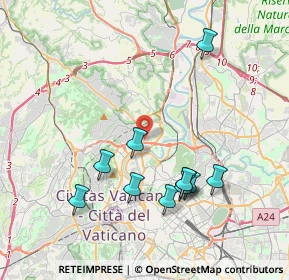 Mappa Via Antonio Serra, 00191 Roma RM, Italia (4.14727)